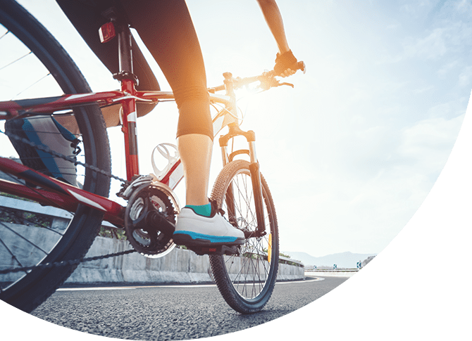 ride a bicycle